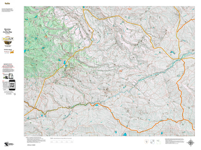 Wy Mule Deer Unit 94 Topographical Map Preview 1