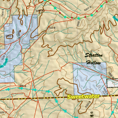 Wy Mule Deer Unit 96 Concentrations and Land Ownership Preview 3