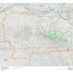 Wy Mule Deer Unit 96 Topographical Map Preview 1