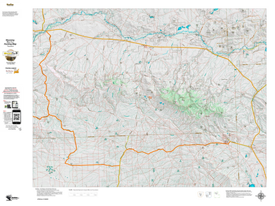 Wy Mule Deer Unit 96 Topographical Map Preview 1