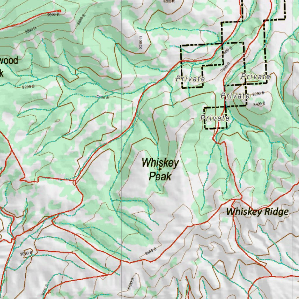 Wy Mule Deer Unit 96 Topographical Map by Wyoming HuntData LLC | Avenza ...