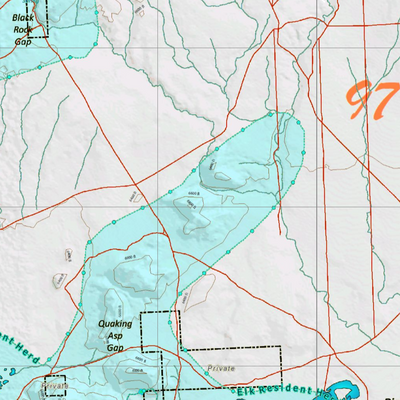 Wy Mule Deer Unit 97 Concentration Areas Preview 2