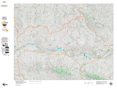 Wy Mule Deer Unit 97 Topographical Map Preview 1