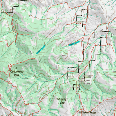 Wy Mule Deer Unit 97 Topographical Map Preview 3