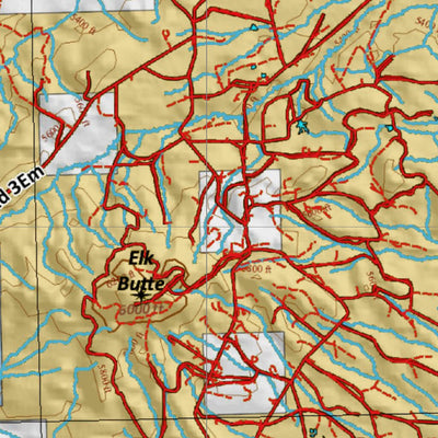 Wyoming HuntData LLC Wy White Tail Deer 164 Hybrid Hunting Map digital map