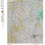 Wyoming HuntData LLC Wy White Tail Deer 169 Hybrid Hunting Map digital map