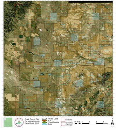Wyoming State Forestry Division Crook County Ortho 1 digital map