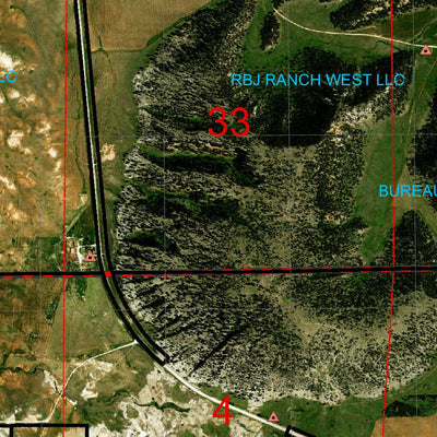 Wyoming State Forestry Division Crook County Ortho 15 digital map