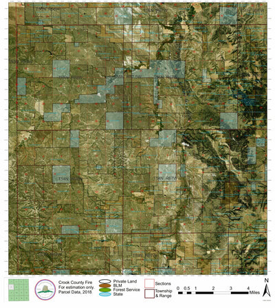 Wyoming State Forestry Division Crook County Ortho 5 digital map