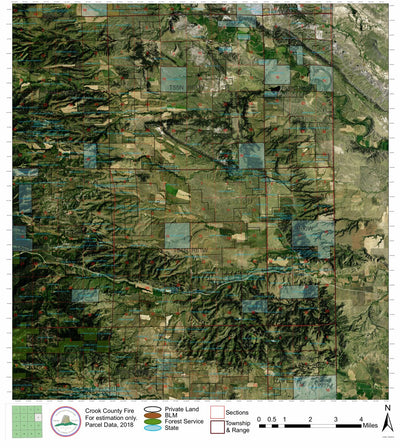 Wyoming State Forestry Division Crook County Ortho 8 digital map