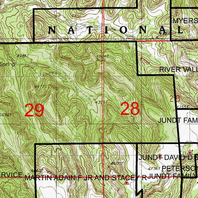 Wyoming State Forestry Division Crook County Topo 10 digital map