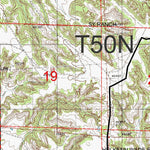 Wyoming State Forestry Division Crook County Topo 14 digital map