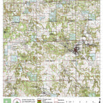 Wyoming State Forestry Division Crook County Topo 6 digital map