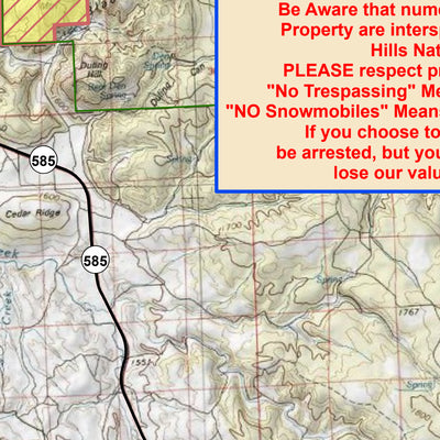 Black Hills Bear Lodge - 2026 Snowmobile - GeoPDF Preview 2