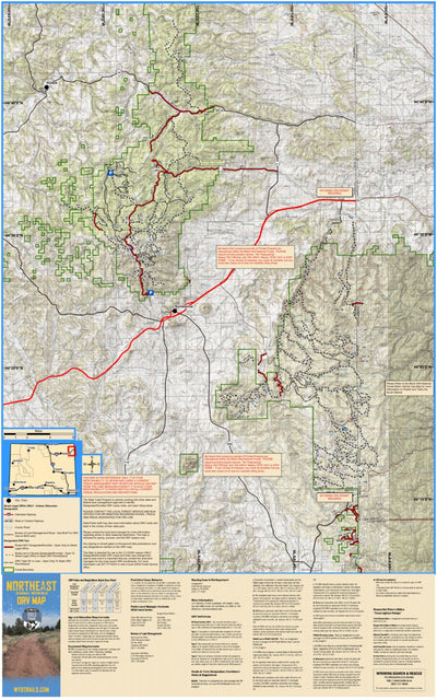 Wyoming State Parks Blackhills digital map