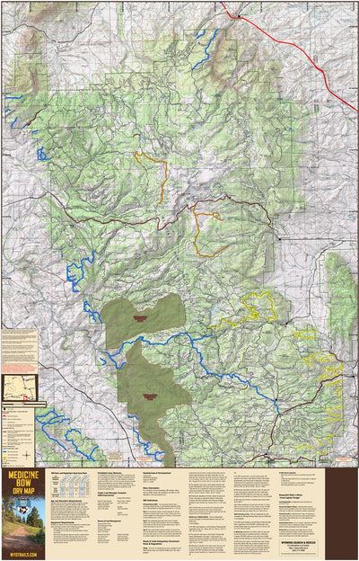 Medicine Bow - Snowy Range - 2025 ORV - GeoPDF Preview 1