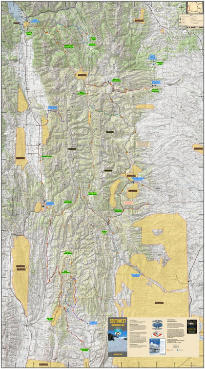 Wyoming State Parks Southwest GeoPDF 2024 digital map