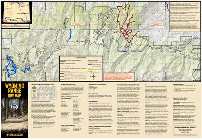 Wyoming State Parks Uinta digital map