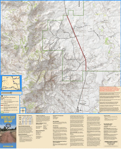 Wyoming State Parks Weston digital map