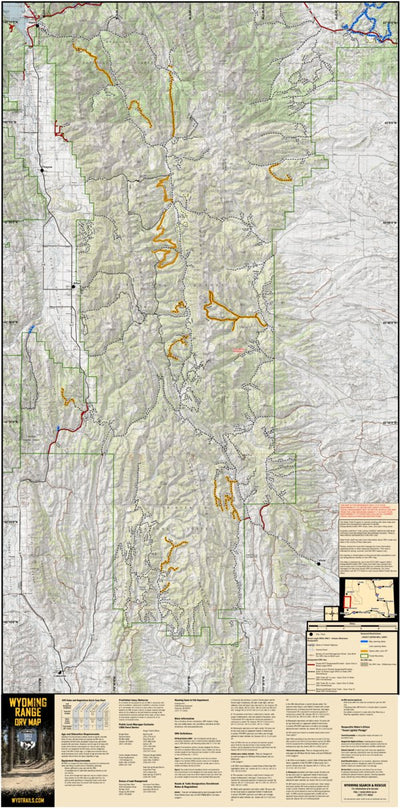 Wyoming State Parks Wyoming Range digital map