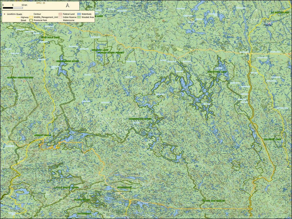 Ontario - Wildlife Management Unit (WMU) - 38 Map by Xavier Maps ...