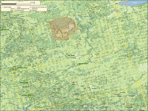 Ontario - Wildlife Management Unit (WMU) - 77B Preview 1