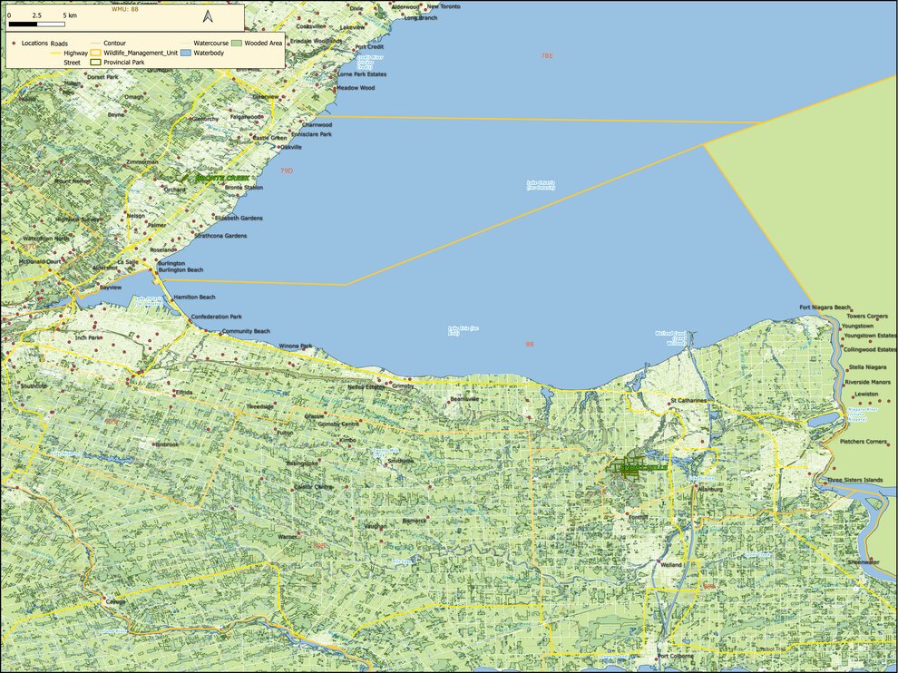 Ontario - Wildlife Management Unit (WMU) - 88 Map by Xavier Maps ...