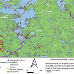 Xavier Maps Algonquin Provincial Park - Central West Part 12 bundle exclusive