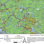 Xavier Maps Algonquin Provincial Park - Central West Part 13 bundle exclusive