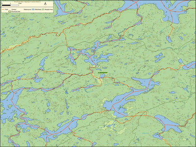 Xavier Maps Algonquin Provincial Park - Central West Part 2 digital map