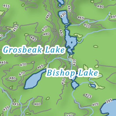 Xavier Maps Algonquin Provincial Park - Central West Part 4 bundle exclusive