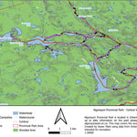 Xavier Maps Algonquin Provincial Park - Central West Part 6 bundle exclusive