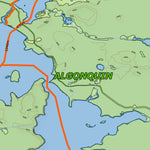Xavier Maps Algonquin Provincial Park - Central West Part 6 digital map