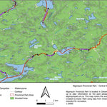 Xavier Maps Algonquin Provincial Park - Central West Part 9 bundle exclusive