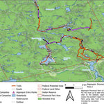 Xavier Maps Algonquin Provincial Park - Lower South Map Part 2 bundle exclusive