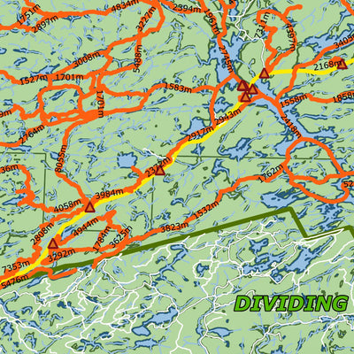Xavier Maps Algonquin Provincial Park - Overview Map digital map
