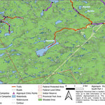 Xavier Maps Algonquin Provincial Park - Upper South Part 1 bundle exclusive