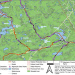 Xavier Maps Algonquin Provincial Park - Upper South Part 2 bundle exclusive