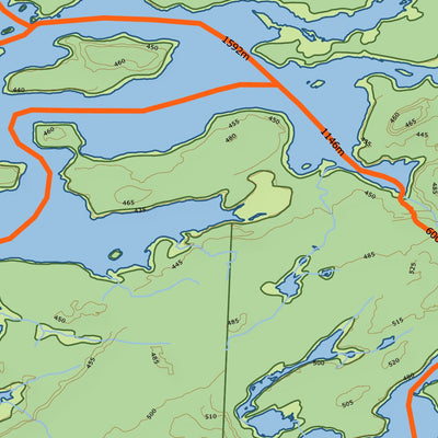 Xavier Maps Algonquin Provincial Park - West Part 1 digital map