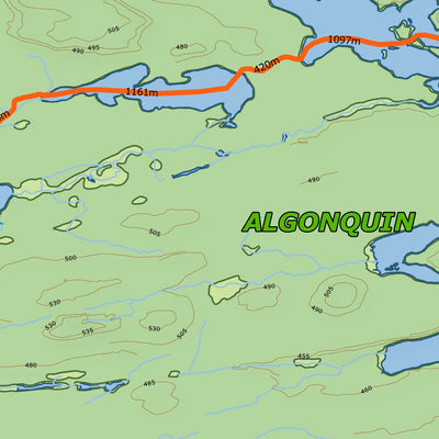 Xavier Maps Algonquin Provincial Park - West Part 10 digital map