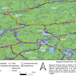 Xavier Maps Algonquin Provincial Park - West Part 12 bundle exclusive