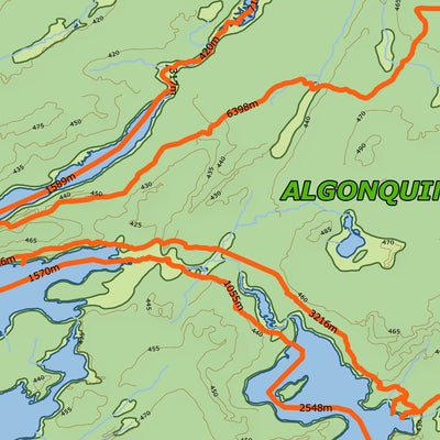 Xavier Maps Algonquin Provincial Park - West Part 12 digital map