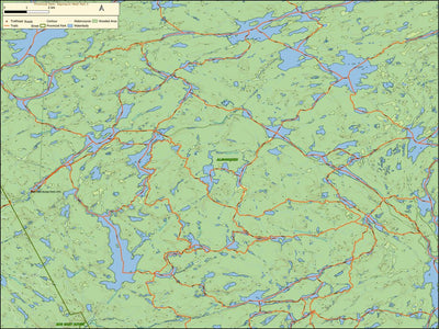Xavier Maps Algonquin Provincial Park - West Part 3 digital map