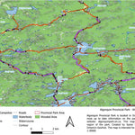 Xavier Maps Algonquin Provincial Park - West Part 4 bundle exclusive