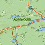 Xavier Maps Algonquin Provincial Park - West Part 4 digital map