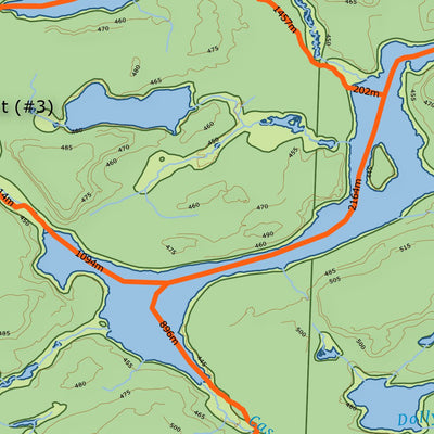 Xavier Maps Algonquin Provincial Park - West Part 4 digital map