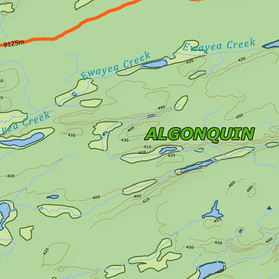 Xavier Maps Algonquin Provincial Park - West Part 6 digital map