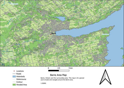 Xavier Maps Barrie Area Map digital map