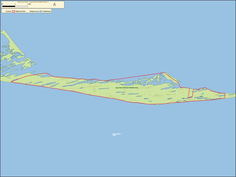 Canada National Parks: Long Point National Wildlife Area 2 Map by ...