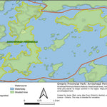 Xavier Maps Ontario Nature Reserve: Arrowhead Peninsula bundle exclusive